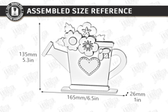 3d layered Flower - Wooden Spring Flowers Decor Laser Bundle Product Image 18