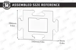 Family Puzzle Photo Frame Laser Cut | Modern Picture Frame Product Image 2