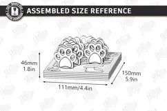 Embroidery Floss Organizer Stand Laser Cut | Bobbin Tray SVG Product Image 2