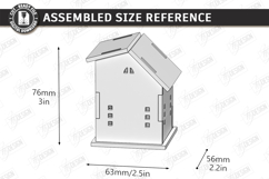 Wooden Mini House Nightlight Laser Cut Bundle | Home Decor Product Image 11