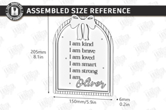 Daily Affirmations for Kids Laser Cut | Motivational SVG Product Image 3