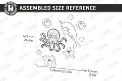 Nursery Luminous Wall Décor Laser Cut | Kids Night Light SVG Product Image 2