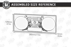 Whiskey and Cigar Holder Laser Cut Bundle | Serving Tray SVG Product Image 10
