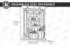 Fall Pumpkin Wooden Décor Laser Cut | Autumn Decor | Fall Product Image 2