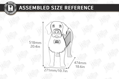 3D Dog Breeds Planters with Name Tags Laser Cut Bundle SVG Product Image 14