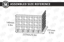 Corner Key Holder Rack Laser Cut | Wall Decor | Home Decor Product Image 2
