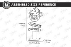 Easter Egg Hunt Signs Laser Cut Bundle | Outdoor Easter Sign Product Image 29