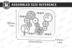 Wooden Gear Puzzle Laser Cut | Montessori Toy | Kids Laser Product Image 4