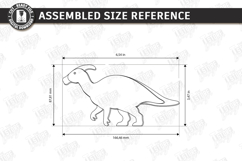Dinosaur Desk Decor Laser Cut | Dinosaur Model Laser | CNC Product Image 2