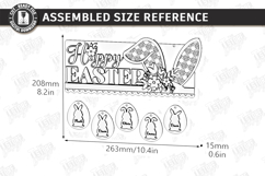 Easter Door Hangers Laser Cut Bundle | Easter Basket Planter Product Image 23