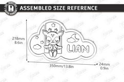 Personalized Cloud Night Light Laser Cut | Kids Name Signs Product Image 2
