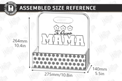Mother's Day Flower Holder Laser Cut | Gift Basket SVG | CNC Product Image 4