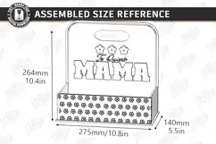 Mother's Day Flower Holder Laser Cut | Gift Basket SVG | CNC Product Image 4
