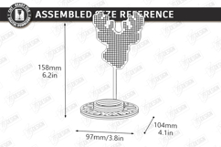 Sewing Pincushion Laser Cut | Needle Holder Stand | Deer SVG Product Image 2