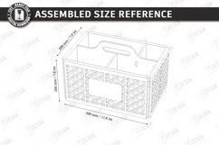 Cleaning Caddy Organizer Laser Cut | Wooden Storage Box SVG Product Image 2