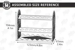 Wooden Paint Brush Holder Laser Cut | Desk Organizer | CNC Product Image 2