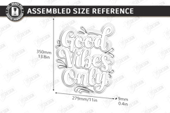 Inspirational Quote Decor Laser Cut | Inspirational Wall Art Product Image 2
