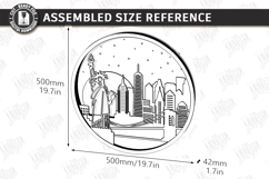 3D Layered Wall Art Laser Cut | Modern Home Interior Art SVG Product Image 2