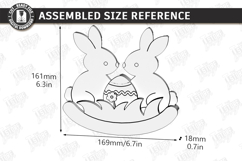 Easter Bunny Rocker Laser Cut Bundle | Tabletop Easter Decor Product Image 23