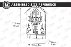 Miniature House Key Holders Laser Cut Bundle | 3D Wall Decor Product Image 20
