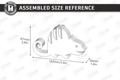 Animal Phone Stand Laser Cut | Multilayer Phone Holder SVG Product Image 3