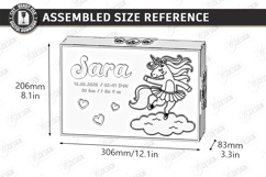 Personalized Baby Memory Box Laser Cut | Keepsake Box Laser Product Image 2