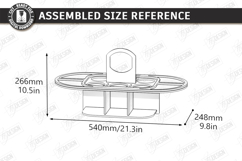 Outdoor Beer Picnic Table Laser Cut | Portable Drinks Holder Product Image 2