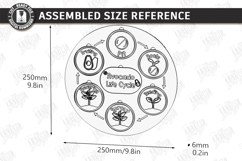Life Cycle Puzzle Laser Cut | Montessori Toys | Kids Laser Product Image 2