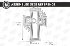 Christian Easter Bookmark Laser Cut Bundle | Religious Cross Product Image 20