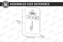 Pet Hair Roller Holders Laser Cut Bundle | Pet Organizer SVG Product Image 10