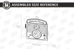Retro Camera Photo Frame Laser Cut | Vintage Polaroid Style Product Image 4