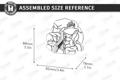 Magnet Kitchen Note Holder Laser Cut | DIY Fridge magnet SVG Product Image 2