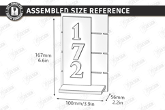 Modern House Number Signs Laser Cut | Wall Address Plaque Product Image 2
