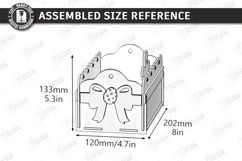Easter Basket Laser Cut | Easter Bunny | Bunny Egg Crate SVG Product Image 2