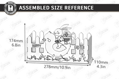 Easter Decor Laser Cut | Spring Floral Box | Easter Basket Product Image 2