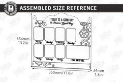 Kids Weekly Wall Planners Laser Cut Bundle | Nursery Decor Product Image 10