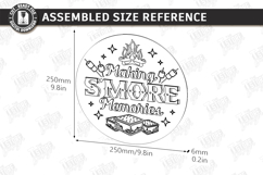 S’mores Station Sign Laser Cut | Outdoor Décor | Rustic SVG Product Image 2