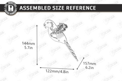 Bird Suncatcher Laser Cut | Hanging Garden Decor | Floral Product Image 2