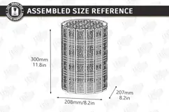 Wooden Pendant Light Shade Laser Cut | Home Decor | Pattern Product Image 2