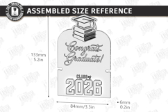 Graduation Bracelet Holder Laser Cut Bundle | Grad 2026 |CNC Product Image 9