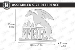 To Be Read Shelf Decor Laser Cut | Shelf Sitter | Home Decor Product Image 2