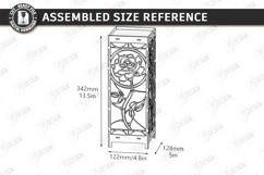Stained Glass Floor Lamp Laser Cut Bundle | 3D Wood Lantern Product Image 9