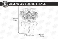 Dream Catcher Laser Cut | Boho Wall Hanging | Garden Decor Product Image 2