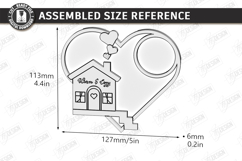 Heart Tea Light Candle Holder Laser Cut | Valentines Day SVG Product Image 2