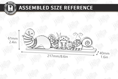 Coloring Montessori Toy for Kids Laser Cut | Paintable SVG Product Image 2