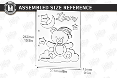 3D Baby Photo Album Cover Laser Cut Bundle | Kids Laser |CNC Product Image 20