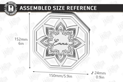 Jewelry Boxes with Mirror Laser Cut Bundle | Floral SVG |CNC Product Image 15