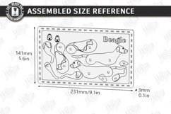 Wooden Dog Breed Card Puzzles Laser Cut Bundle | 3D Puzzle Product Image 17