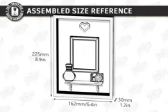 Memorial Photo Frame Laser Cut | Memory Picture Board | CNC Product Image 3