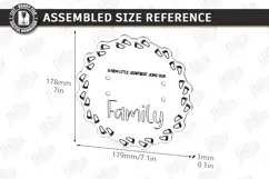 Pregnancy Test Reveal Disc Laser Cut | Baby Reveal SVG | CNC Product Image 2